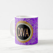 Diva Sparkle Koffiemok (Voorkant links)