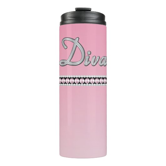 Diva Sparkle Thermosbeker (Voorkant)