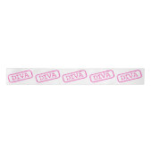 DIVA Stamped Ribbon Satijnen Lint (Voorkant)
