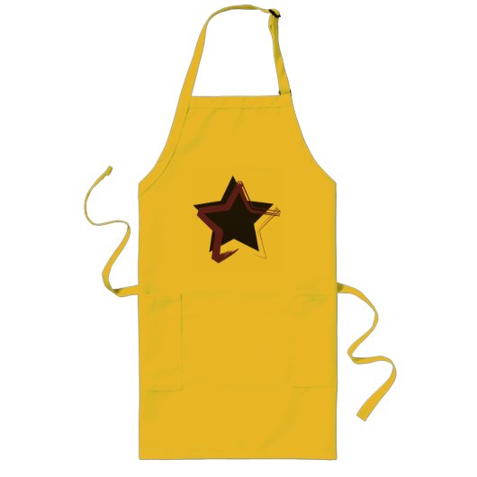 Diva Star Apron Lang Schort (Voorkant)