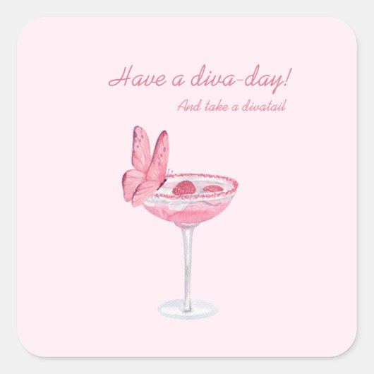 Diva stickers voor totale diva's! (Voorkant)
