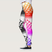 Diva Stijl kleurrijke en zwart-witte leggings (Links)