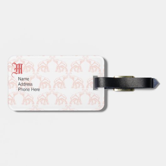 Diva Strong Travel Bag Label Sjabloon Bagagelabel (Achterkant horizontaal)