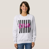 Diva sweatshirt (Voorkant volledig)