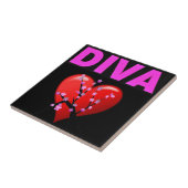 Diva Tegeltje (Zijkant)