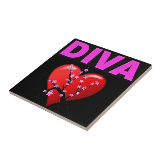 Diva Tegeltje (Zijkant)