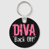 DIVA "Terug-uit"-sleutelhanger - Gepersonaliseerd Sleutelhanger (Voorkant)