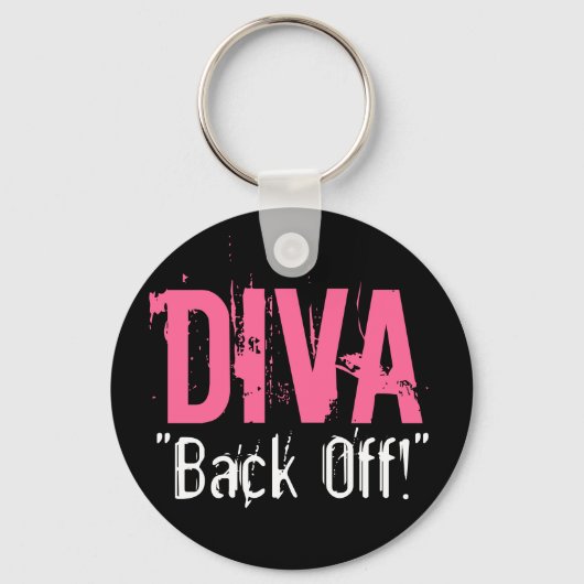 DIVA "Terug-uit"-sleutelhanger - Gepersonaliseerd Sleutelhanger (Voorkant)