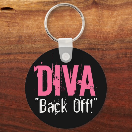 DIVA "Terug-uit"-sleutelhanger - Gepersonaliseerd Sleutelhanger (Voorkant)