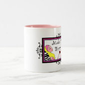 "Diva-tijd maken"/ Doorbreek de hervulling met twe Tweekleurige Koffiemok (Center)