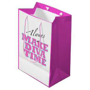 "Diva-tijd maken"/ Relax / Altijd! Medium Cadeauzakje
