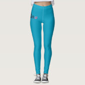 Diva Turquoise Leggings (Voorkant)