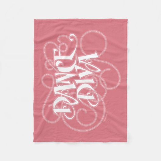 Diva van de dans fleece deken (Voorkant)