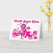 Diva van de Opslag van de zuinigheid Kaart (Gele Bloem)