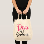 Diva van een Afstuderen! Tote Bag (Voorkant (product))