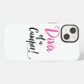 "Diva van een Camper!" iPhone Hoesje (Achterkant horizontaal)