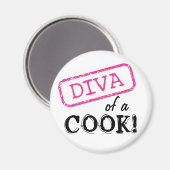 DIVA van een Cook. Magneet (Voorkant / Achterkant)