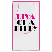 "DIVA van een kitty" cadeautas (Voorkant)