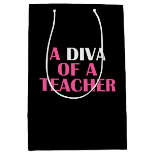 "DIVA VAN EEN LERAAR " MEDIUM CADEAUZAKJE