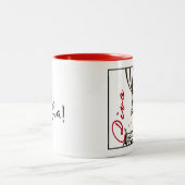 "DIVA" van een Mok! Mok met twee toonaangevende ko (Center)