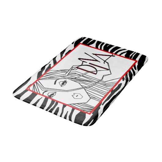 "DIVA" van een Rug Badmat (Gekanteld)