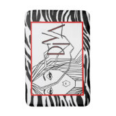 "DIVA" van een Rug Badmat (Voorkant Verticaal)