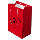 “Diva van een Stylist” Midden Geschenktas Medium Cadeauzakje (Achterkant Gekanteld)