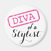DIVA van een styliste Magneet (Voorkant)