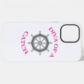 "Diva van een vangst" iPhone Hoesje (Achterkant horizontaal)