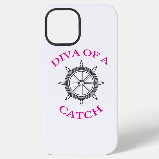 "Diva van een vangst" iPhone Hoesje (Achterkant)