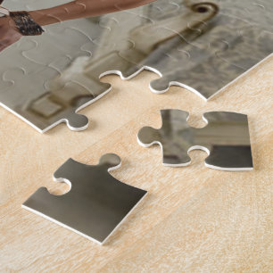 Diva van Femme Fatale van jaren '20 - het Roken en Legpuzzel