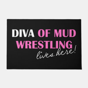 DIVA van Mud Wrestling Deurmat