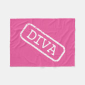 "DIVA"-ventilatorbakens Fleece Deken (Voorkant (Horizontaal))