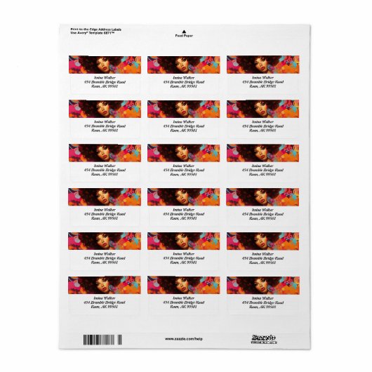 Diva Verlichting: Diva-ish Delights Label (Full Sheet)