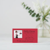 DIVA-Visitekaartjes voor catering Visitekaartje (Staand voorkant)