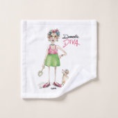 Diva voor huishoudelijk gebruik moet een goede pri bad handdoek (Wasdoekje)