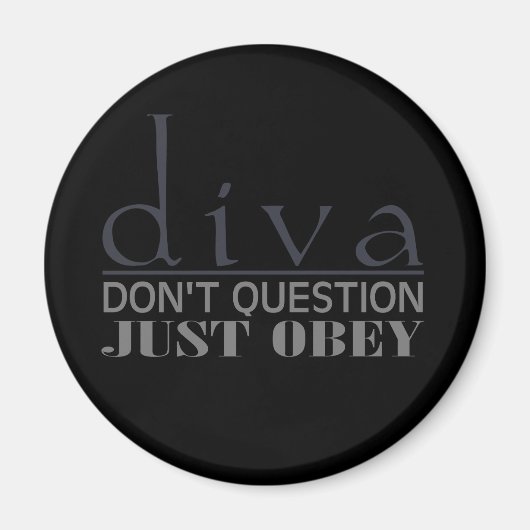 Diva: Vraag het niet Magneet (Voorkant)