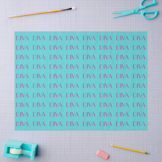 "DIVA"-WEEFSELPAPIER TISSUEPAPIER (Craft)