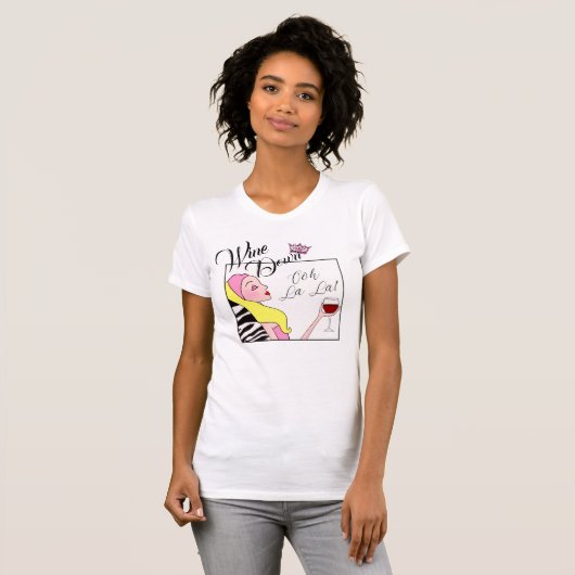 DIVA "Wine Down" T-shirt (Voorkant volledig)