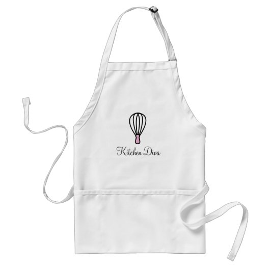 Diva Wisk Apron Standaard Schort (Voorkant)