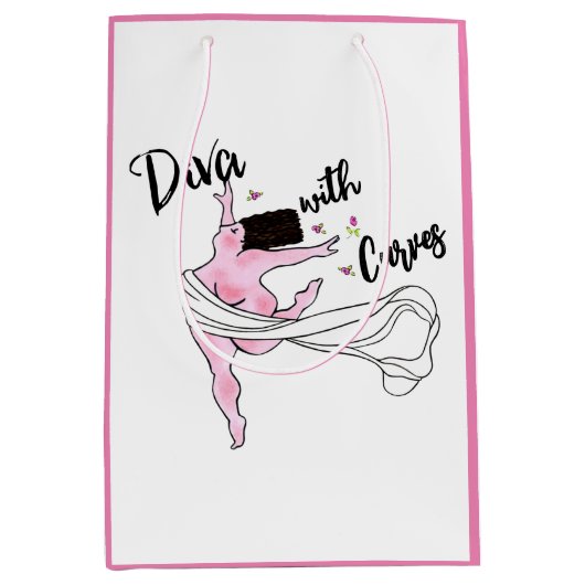 "Diva with Curves" Cadeautas (Voorkant)