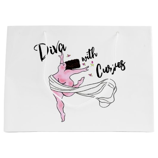 "Diva with Curves" Cadeautas (Voorkant)