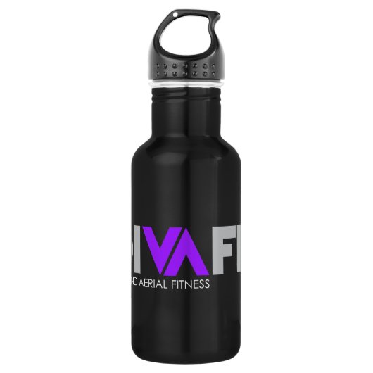 DivaFit Water Fles (Donker) (Voorkant)