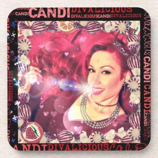 Divalicious Candi Cork Back Onderzetters (Voorkant)