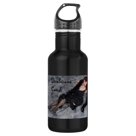 Divalicious Candi Steel Water Bottle Waterfles (Voorkant)
