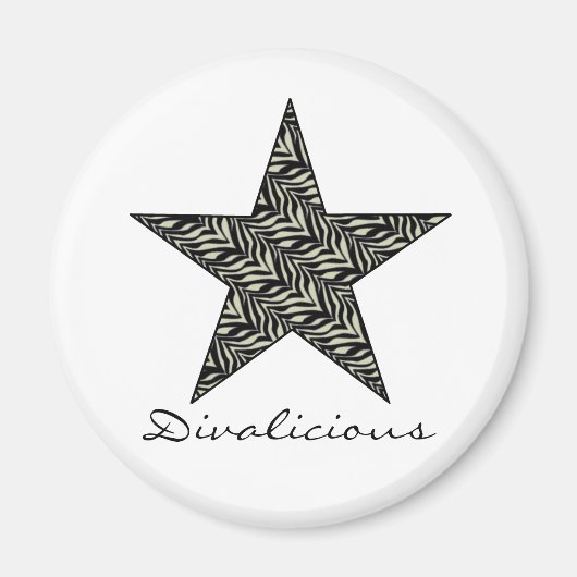 Divalicious Collectie - Gepersonaliseerd Magneet (Voorkant)