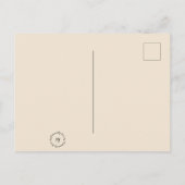 DIVAmalistisch Briefkaart voor afdrukken op luipaa (Achterkant)