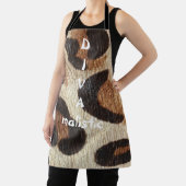 DIVAmalistisch luipaard afdrukken All-over Apron Schort (Insitu)