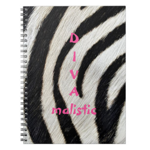 DIVAmalistisch Zebra-Notitieboek Notitieboek