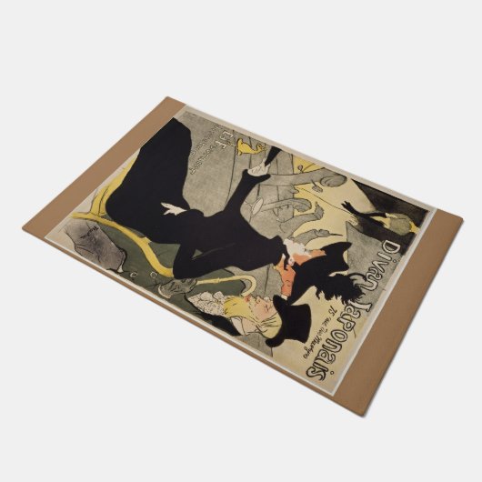 Divan Japonais Toulouse-Lautrec  kunst Deurmat (Schuin)